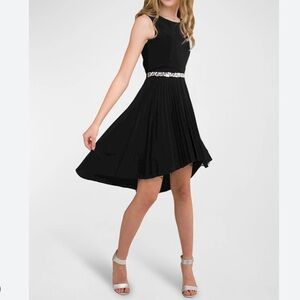 Un Deux Trois Black Formal Kids Dress